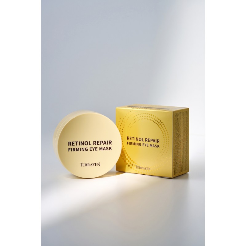 TERRAZEN Retinol Repair Firming Eye Mask патчи для глаз с ретинолом золотом и пептидами, 60 шт