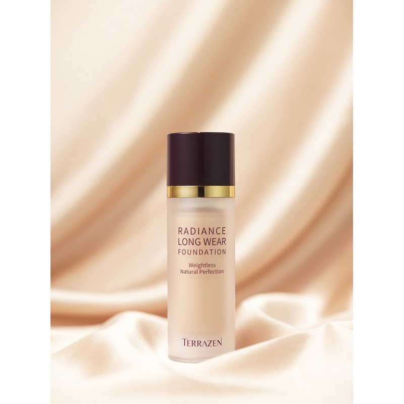 TERRAZEN Radiance Longwear Foundation №23 Medium Beige стойкая тональная основа с уходом, 30 мл