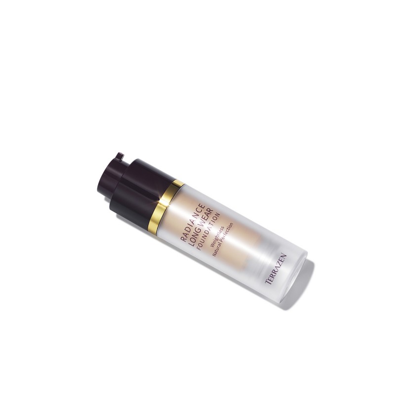 TERRAZEN Radiance Longwear Foundation №23 Medium Beige стойкая тональная основа с уходом, 30 мл