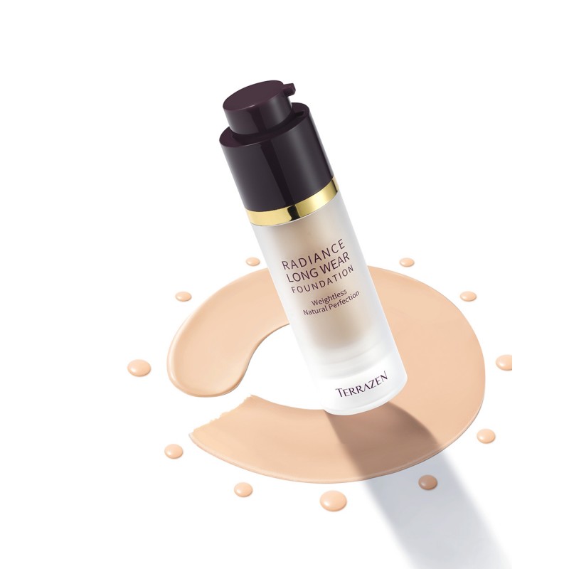 TERRAZEN Radiance Longwear Foundation №23 Medium Beige стойкая тональная основа с уходом, 30 мл