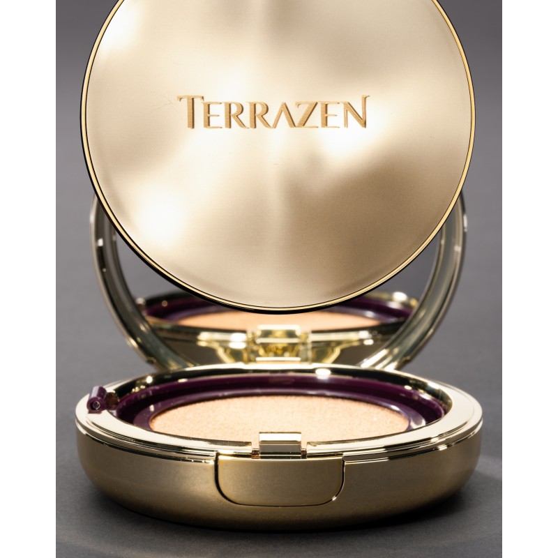 TERRAZEN Perfect Finish Cushion №21 Bright Beige невагомий тональний кушон із запасним блоком, 15 г × 2 шт