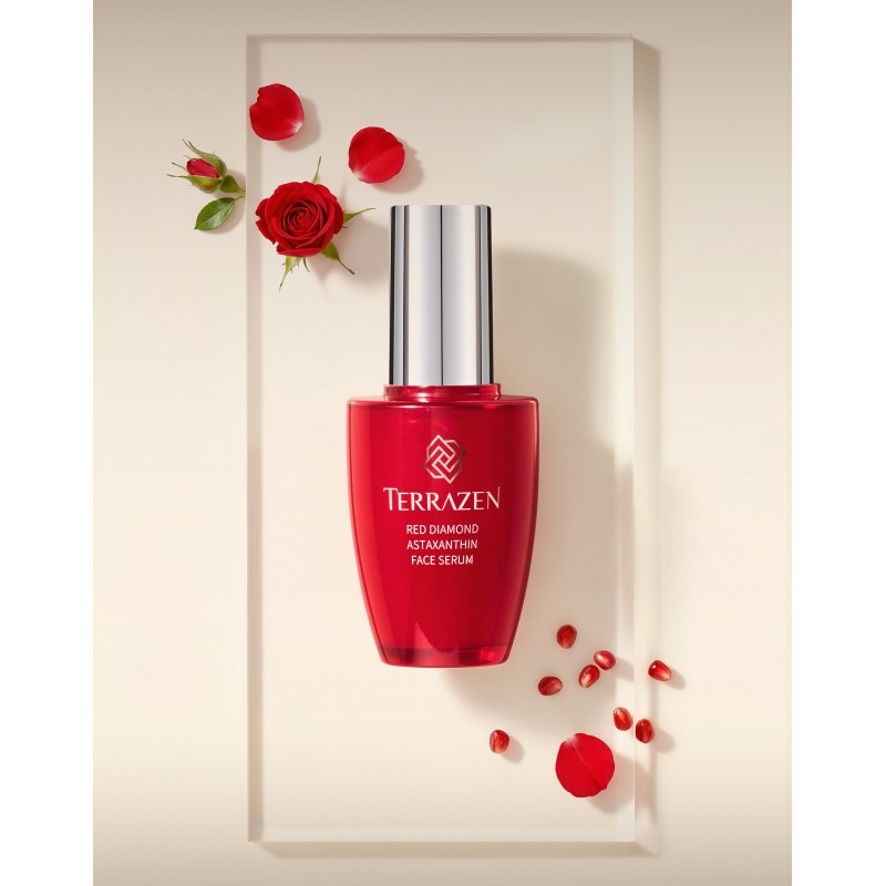 TERRAZEN Red Diamond Astaxanthin Face Serum антиоксидантна сироватка з астаксантином, 50 мл