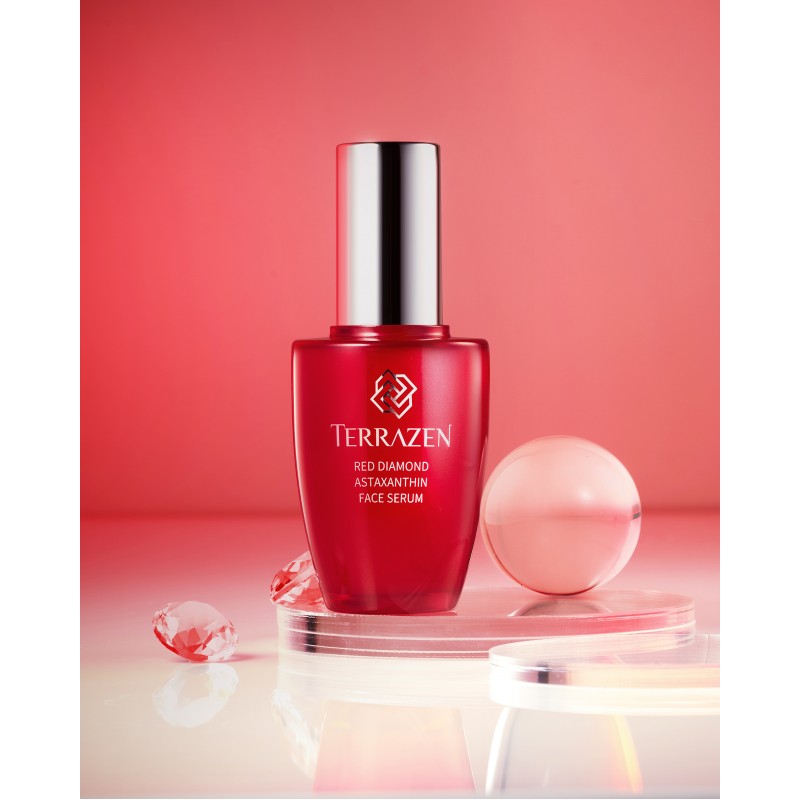 TERRAZEN Red Diamond Astaxanthin Face Serum антиоксидантна сироватка з астаксантином, 50 мл