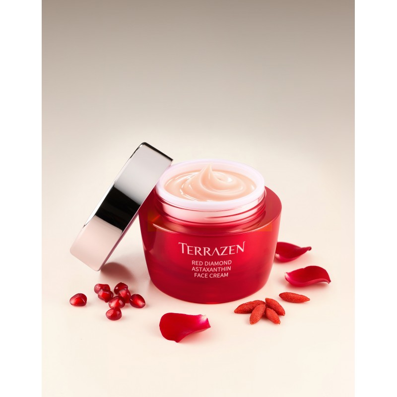 TERRAZEN Red Diamond Astaxanthin Face Cream антиоксидантний крем з астаксантином, 50 мл