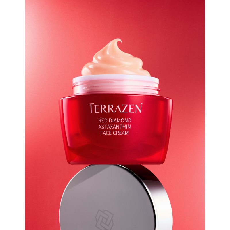 TERRAZEN Red Diamond Astaxanthin Face Cream антиоксидантний крем з астаксантином, 50 мл
