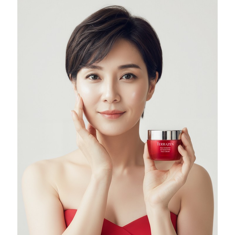 TERRAZEN Red Diamond Astaxanthin Face Cream антиоксидантний крем з астаксантином, 50 мл