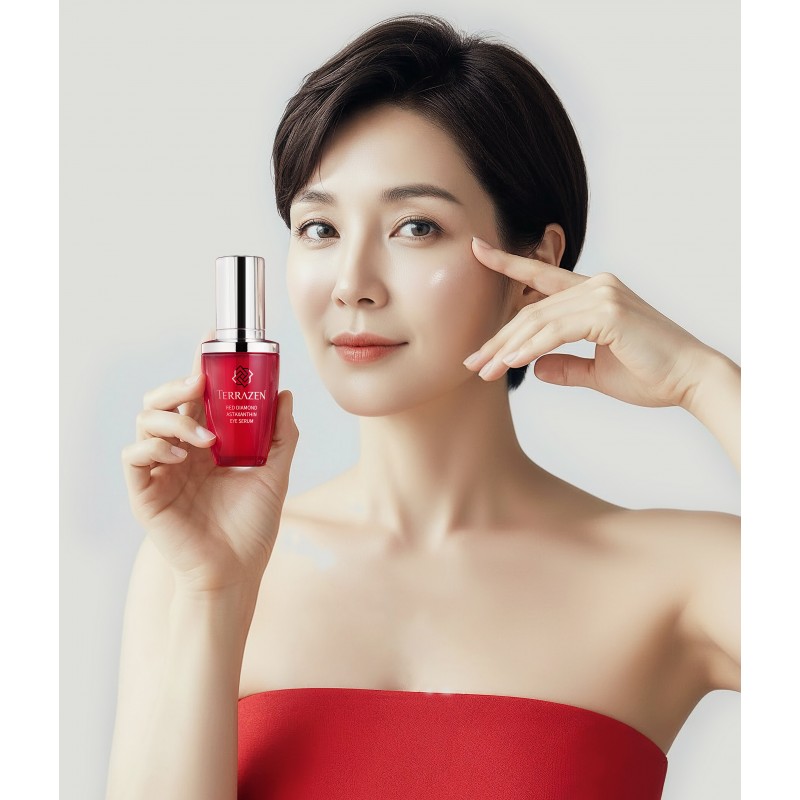 TERRAZEN Red Diamond Astaxanthin Eye Serum антиоксидантна сироватка для шкіри навколо очей, 30 мл