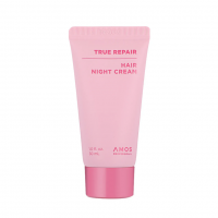 Нічний незмивний крем мініатюра AMOS Professional True Repair Hair Night Cream, 30 мл