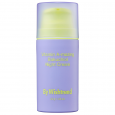 Ночной крем для лица с витамином А и бакучиолом By Wishtrend Vitamin A-mazing Bakuchiol Night Cream, 30мл