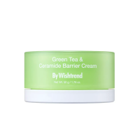 Відновлювальний крем із зеленим чаєм та керамідами By Wishtrend Green Tea & Ceramide Barrier Cream, 50 мл