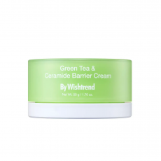 Восстанавливающий крем с зеленым чаем и керамидами By Wishtrend Green Tea & Ceramide Barrier Cream, 50 мл