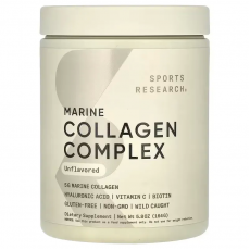 Колаген Sports Research Collagen Beauty Complex Unflavored з нейтральним смаком, 164 г