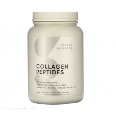 Коллаген Sports Research Collagen Peptides Unflavored с нейтральным вкусом, 907 г