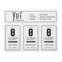 Набір пробників CCC Cream YU.R Skin Solution (Light / Medium / Dark), 1.5 мл