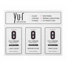 Набір пробників CCC Cream YU.R Skin Solution (Light / Medium / Dark), 1.5 мл
