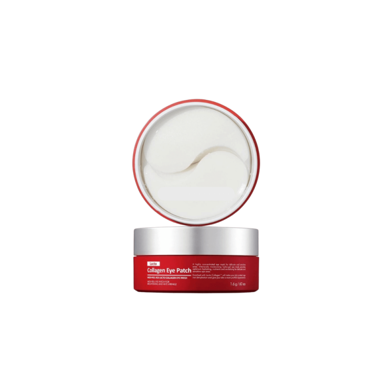 MEDI PEEL Red Lacto Collagen Eye Patch лифтинг-патчи для глаз с гидролизованным коллагеном, 60 шт