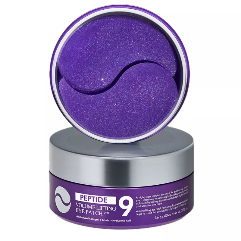 MEDI PEEL Peptide 9 Volume Lifting Eye Patch PRO гидрогелевые патчи с пептидами и гиалуроновой кислотой, 60 шт