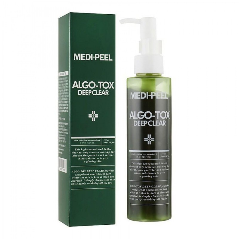Пенка для глубокой очистки MEDI PEEL Algo-Tox Deep Clear с пептидами и растительными экстрактами, 150 мл