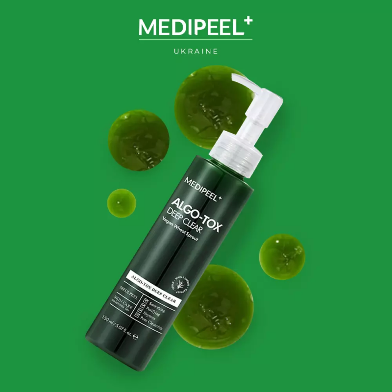 Пенка для глубокой очистки MEDI PEEL Algo-Tox Deep Clear с пептидами и растительными экстрактами, 150 мл