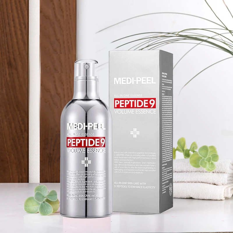 Пінна антивікова есенція з пептидами MEDI PEEL Peptide 9 Volume All In One Essence Pro, 100 мл