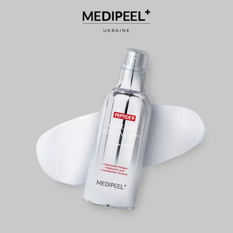 Пінна антивікова есенція з пептидами MEDI PEEL Peptide 9 Volume All In One Essence Pro, 100 мл