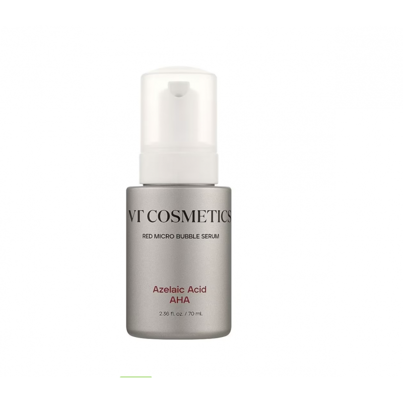 Мікропінна сироватка VT COSMETICS AZ AHA Red Micro Bubble Serum з азелаїновою та AHA, BHA, PHA-кислотами , 70 мл