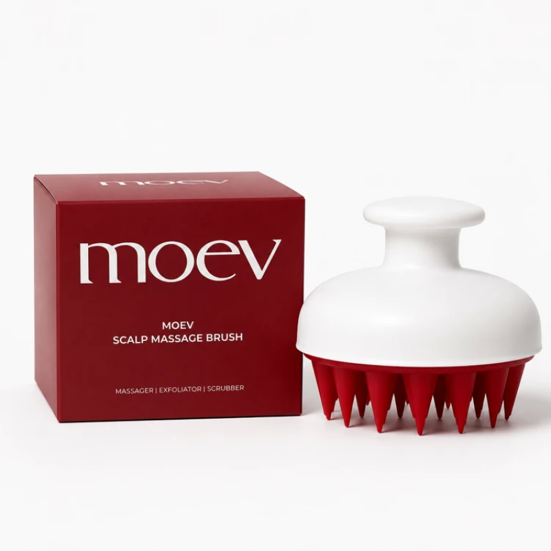 Силіконова щітка для масажу шкіри голови MOEV Scalp Massage Brush 