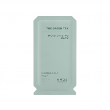 Зволожувальна маска для волосся AMOS Professional The Green Tea Moisturizing Pack, ТЕСТЕР 7 мл