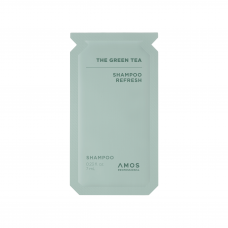 Шампунь для покращення росту волосся AMOS Professional The Green Tea Shampoo Refresh, ТЕСТЕР 7 мл