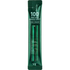 Бустер-сыворотка с микроиглами для чувствительной кожи VT COSMETICS 100 Pro Cica Reedle Shot, ТЕСТЕР 2 мл