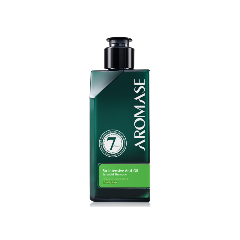 Себорегулювальний шампунь для жирної шкіри голови AROMASE 5α Intensive Anti-oil Essential Shampoo, 90 мл