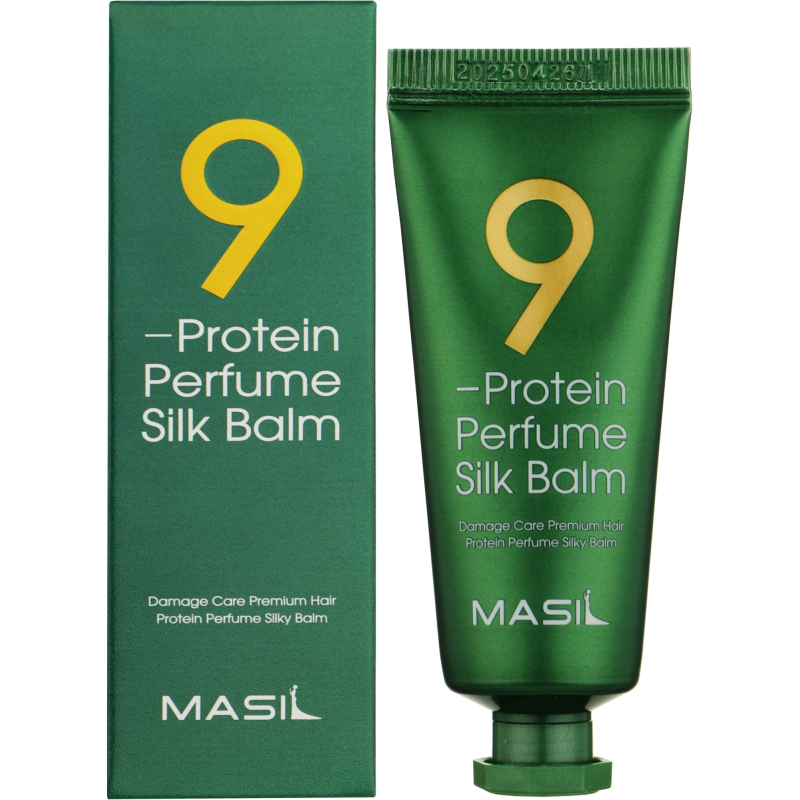 Протеїновий незмивний бальзам для термозахисту волосся MASIL  9 Protein Perfume Silk Balm, 20 мл