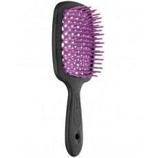 Расческа JANEKE SUPERBRUSH Standart черная с фуксией