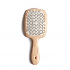 Щітка для волосся JANEKE SUPERBRUSH Standart персикова з білим