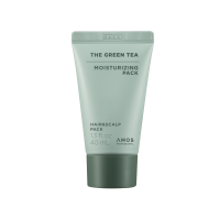 Зволожуюча маска для волосся AMOS Professional The Green Tea Moisturizing Pack, міні версія 40 мл