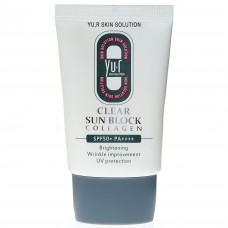 Солнцезащитный крем YU.R Clear Sun Block Collagen SPF 50+++, 30 мл