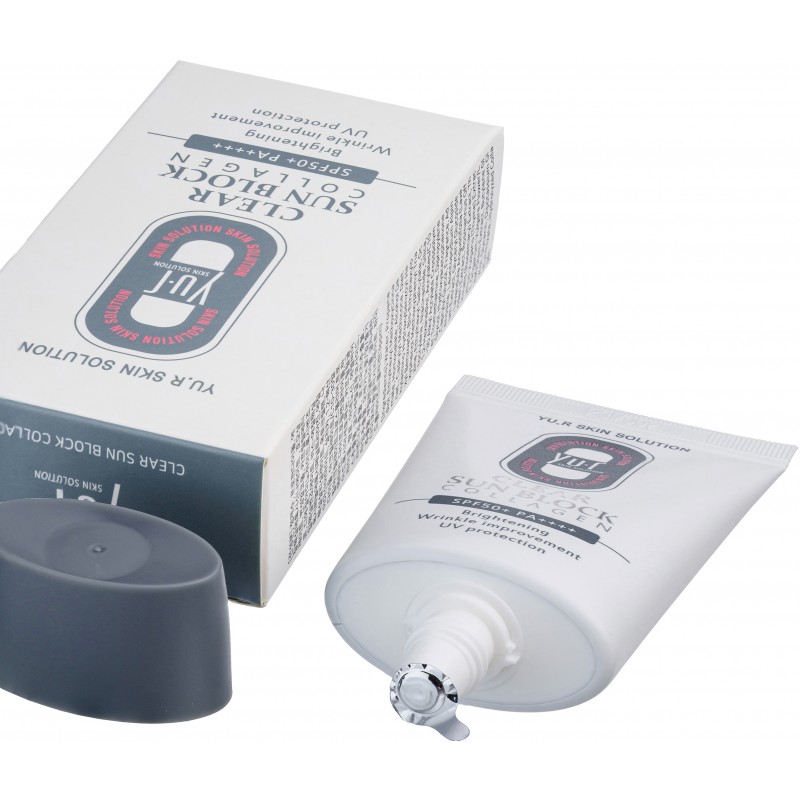 Сонцезахисний крем YU.R Clear Sun Block Collagen SPF 50+++, 30 мл