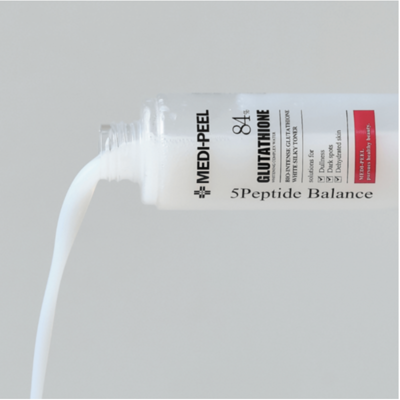 Тонер с глутатионом, пептидным комплексом и витаминами MEDI PEEL Bio Intense Glutathione White Silky Toner, 180 мл 