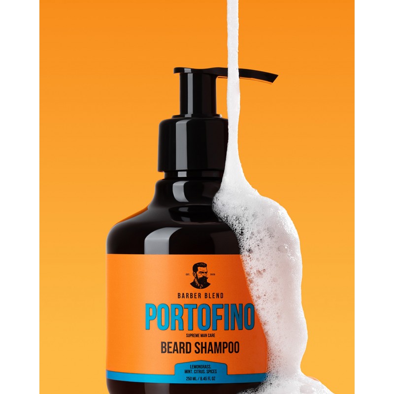 Шампунь для бороды BARBER BLEND Portofino для мужчин, 250 мл