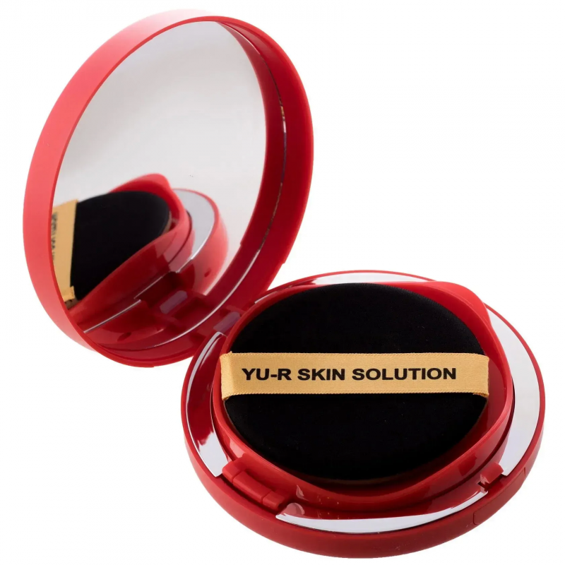 Сонцезахисний кушон тон №23(середній тон) YU.R Skin Solution Moist Layer Cushion Spf50+ Pa +++, 25 г 