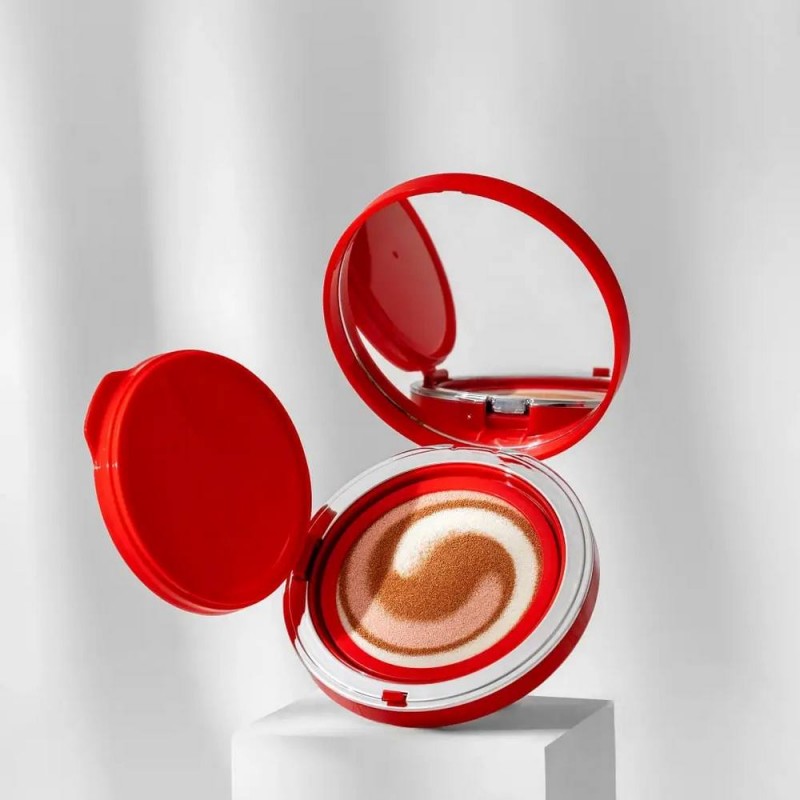 Сонцезахисний кушон тон №23(середній тон) YU.R Skin Solution Moist Layer Cushion Spf50+ Pa +++, 25 г 