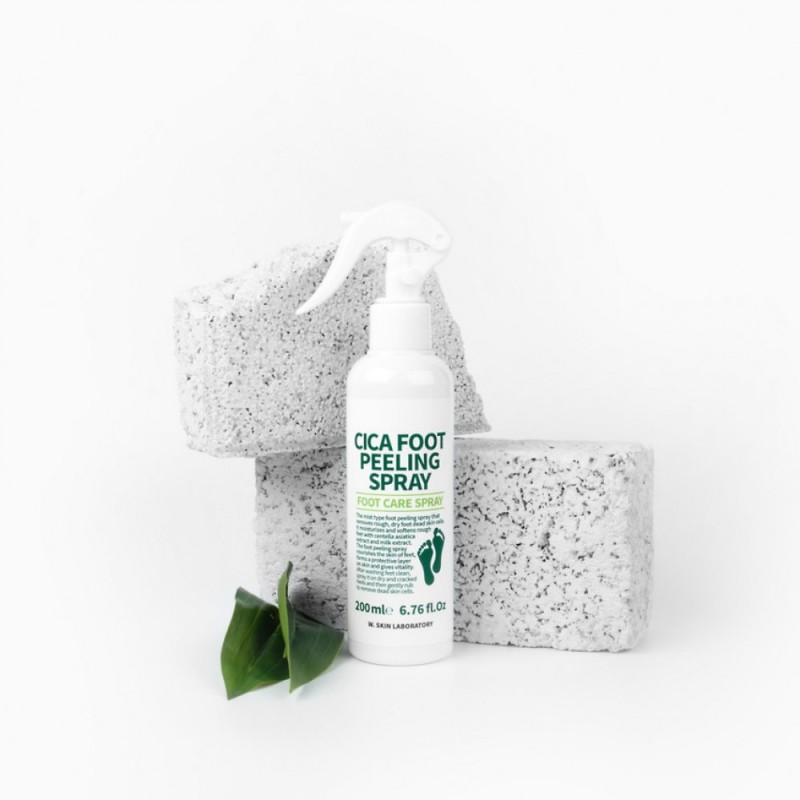 Спрей-пілінг для ніг W.SKIN LABORATORY Cica Foot Peeling Spray, 200 мл