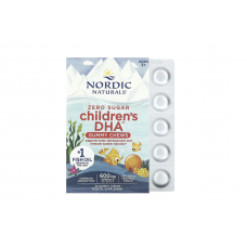 Омега-3 Nordic Naturals Children's DHA Omega-3 600 мг, 30 жувальних пластинок