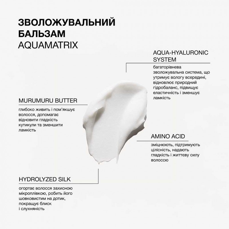 Зволожувальний бальзам для всіх типів волосся Triology Aquamatrix Hydration Hair Balm, 200 мл