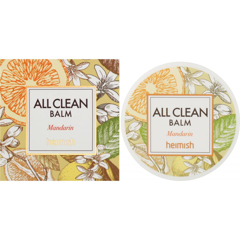 Очищающий гидрофильный бальзам для кожи с экстрактом мандарина HEIMISH All Clean Balm Mandarin, 50 мл
