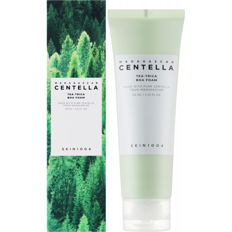 Антибактеріальна пінка для вмивання SKIN1004 Madagascar Centella Tea-Trica Bha Foam, 125 мл