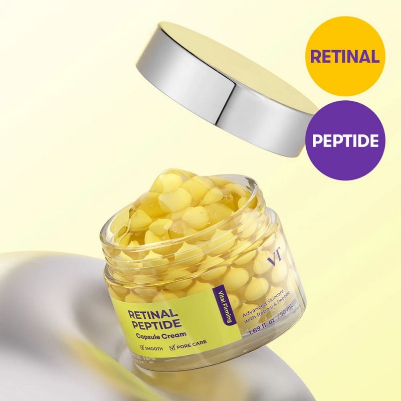 Капсульный крем с ретиналем и пептидами  VT COSMETICS Retinal Peptide Capsule Cream, 50 мл