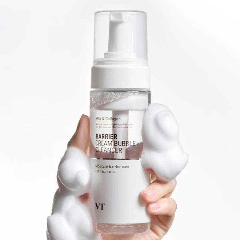 Очищающая пенка для восстановления кожного барьера VT COSMETICS Barrier Cream Bubble Cleanser, 140 мл