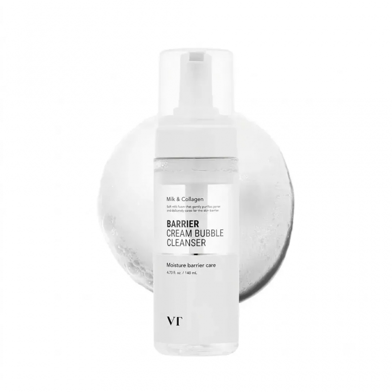 Очищающая пенка для восстановления кожного барьера VT COSMETICS Barrier Cream Bubble Cleanser, 140 мл