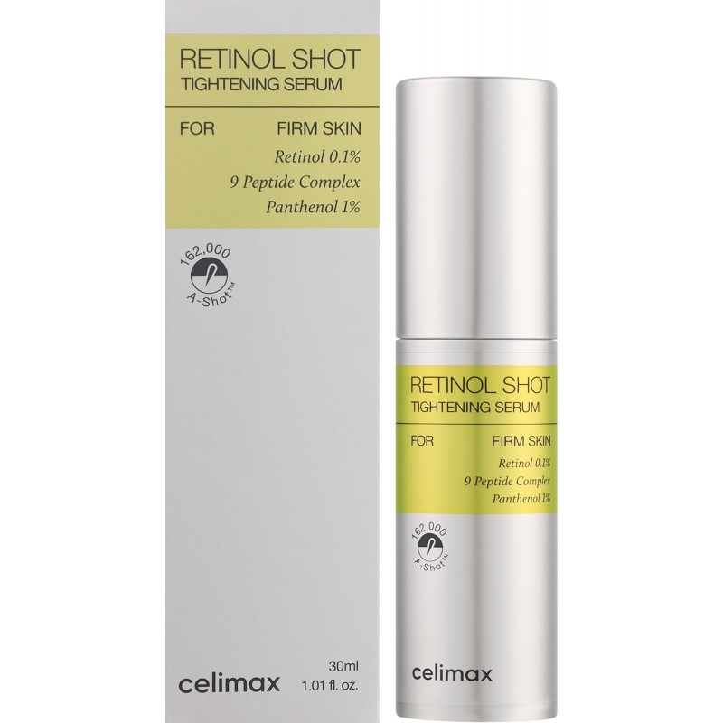 Підтягуюча сироватка з ретинолом 0,1% CELIMAX The Vita-A Retinol Shot Tightening Serum, 30 мл